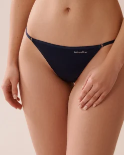 Adjustable Microfiber String Panty