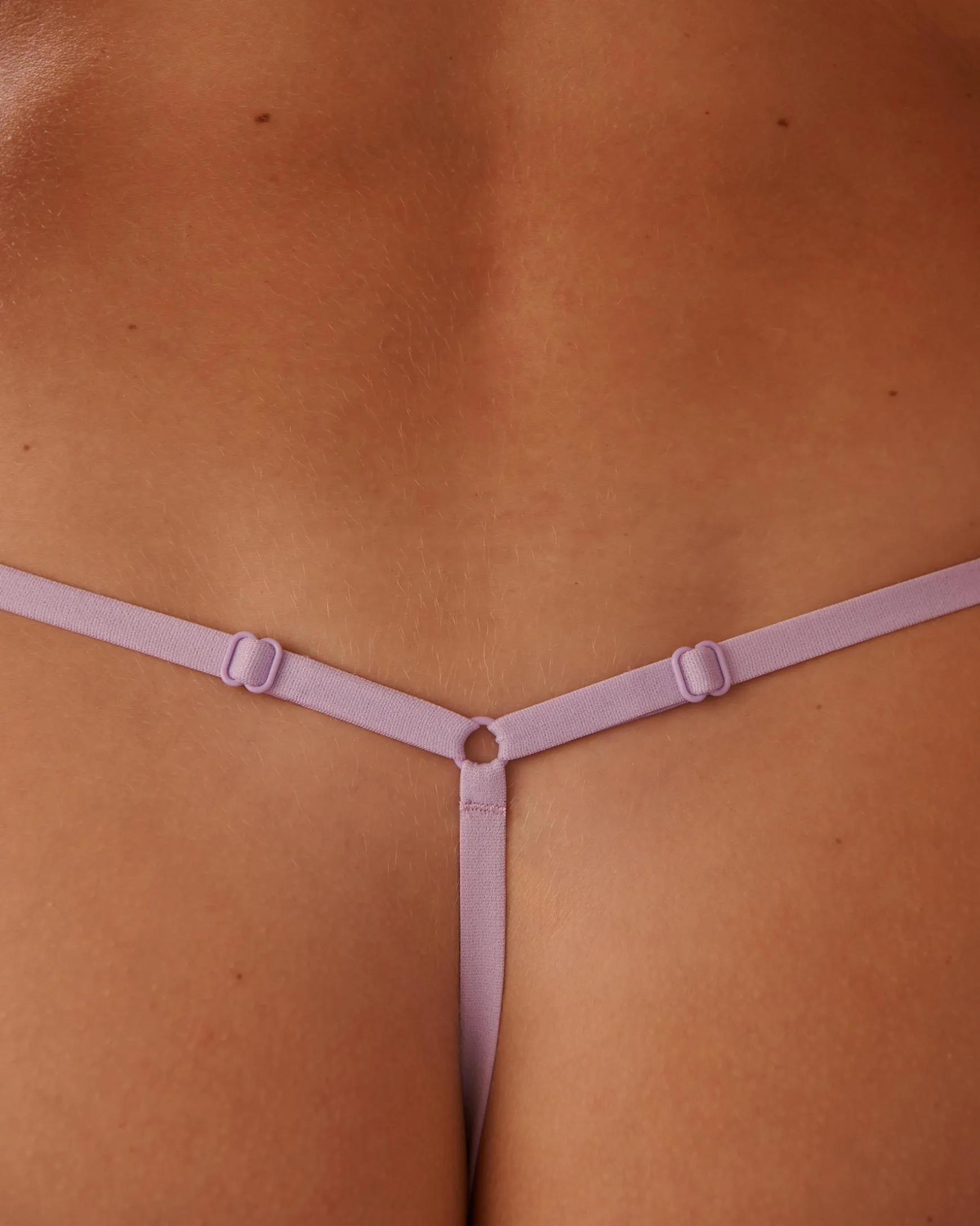 Adjustable Microfiber String Panty