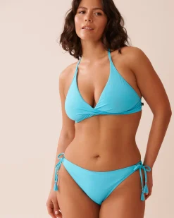 BLUE ATOLL Recycled Fibers Side Tie Bikini Bottom