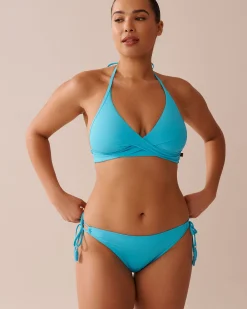 BLUE ATOLL Recycled Fibers Side Tie Bikini Bottom