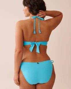 BLUE ATOLL Recycled Fibers Criss-Cross Triangle Bikini Top