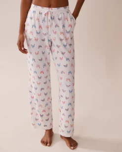 Chicken Print Super Soft Pajama Pants