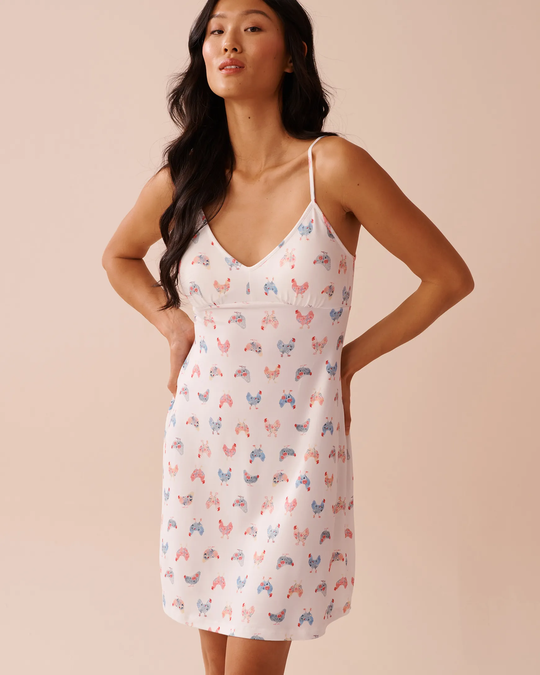 Chicken Print Super Soft Nightie