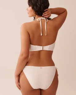 COCONUT MILK Crochet Ring Bandeau Bikini Top