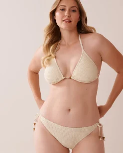 COCONUT MILK Crochet Triangle Bikini Top