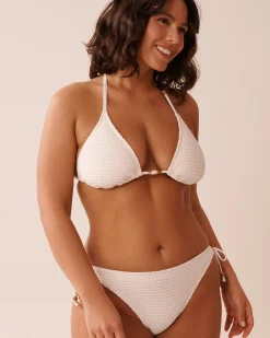 COCONUT MILK Crochet Triangle Bikini Top