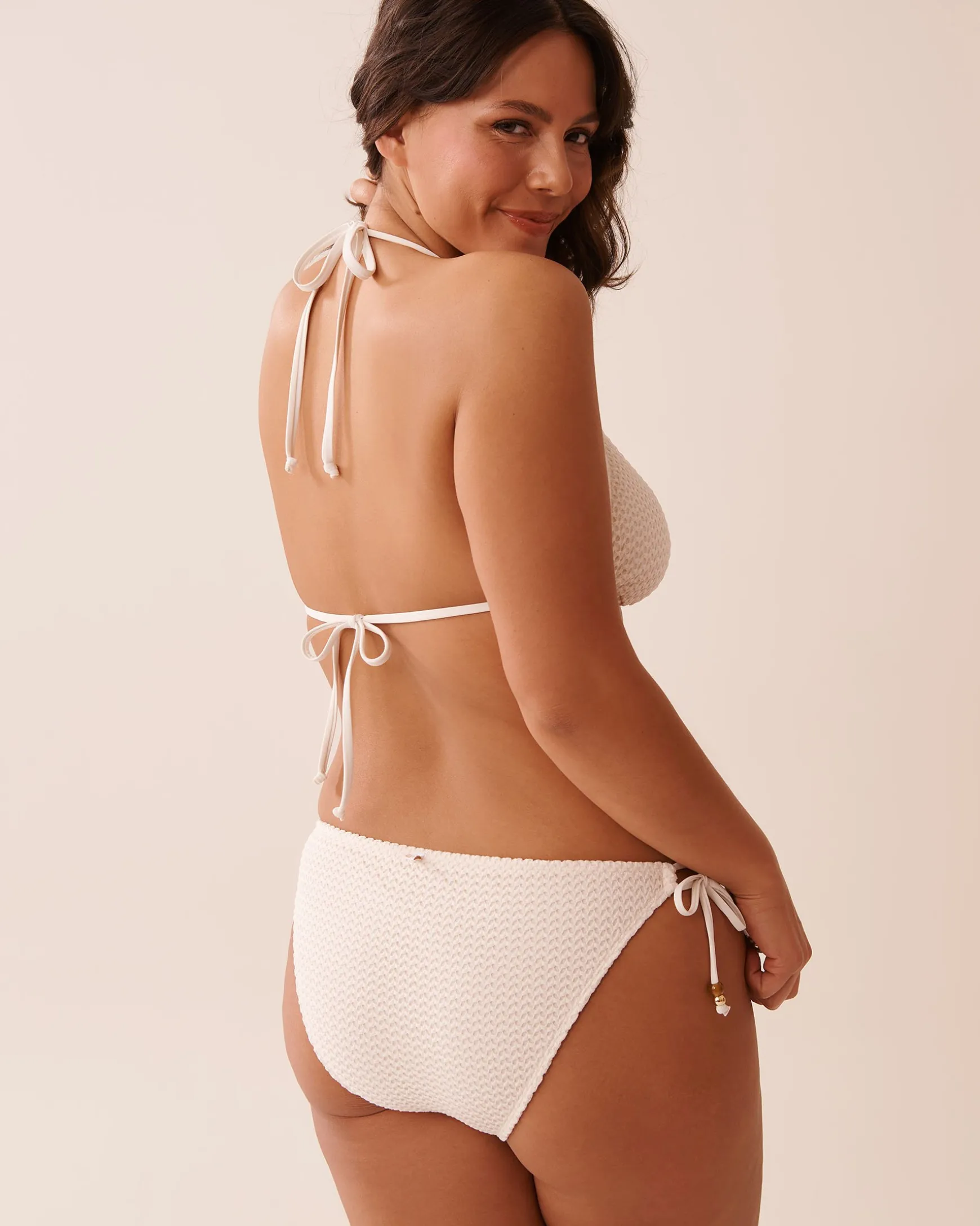 COCONUT MILK Crochet Triangle Bikini Top