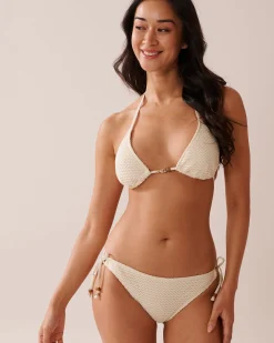 COCONUT MILK Crochet Triangle Bikini Top