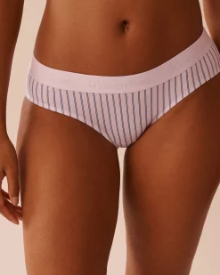 Cotton and Logo Elastic Band Bikini Panty