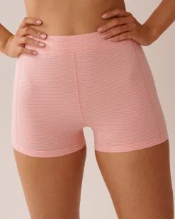 Cotton Biker Style Pajama Shorts