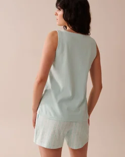 Cotton Henley Cami