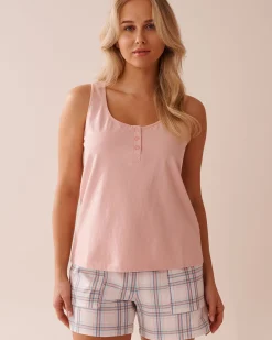 Cotton Henley Cami