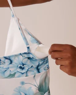 Hydrangea Print Super Soft Cami