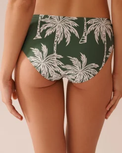 KHAKI PALM Hipster Bikini Bottom