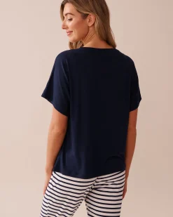 Lemon Print Super Soft Loose Fit T-shirt