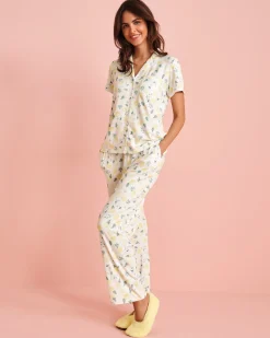 Lemon Print Super Soft Pajama Pants