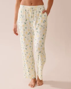 Lemon Print Super Soft Pajama Pants