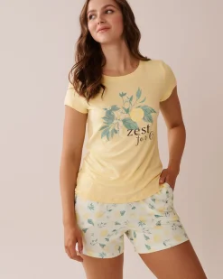 Lemon Print Super Soft T-shirt