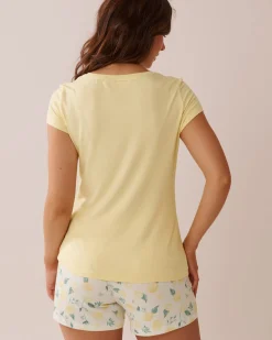 Lemon Print Super Soft T-shirt