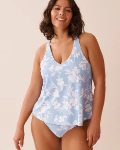 LILY GARDEN Racerback Tankini Top