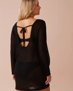 Long Sleeve Crochet Tunic