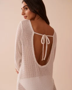 Long Sleeve Crochet Tunic