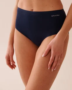 Microfiber Sleek Back High Waist Bikini Panty
