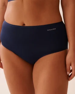 Microfiber Sleek Back High Waist Bikini Panty