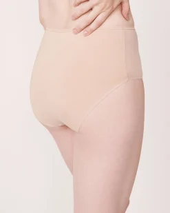 Microfiber Sleek Back High Waist Bikini Panty