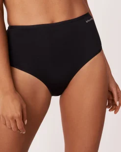 Microfiber Sleek Back High Waist Bikini Panty
