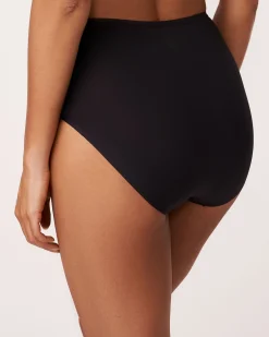 Microfiber Sleek Back High Waist Bikini Panty