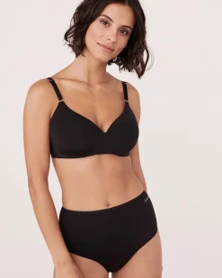 Microfiber Sleek Back High Waist Bikini Panty