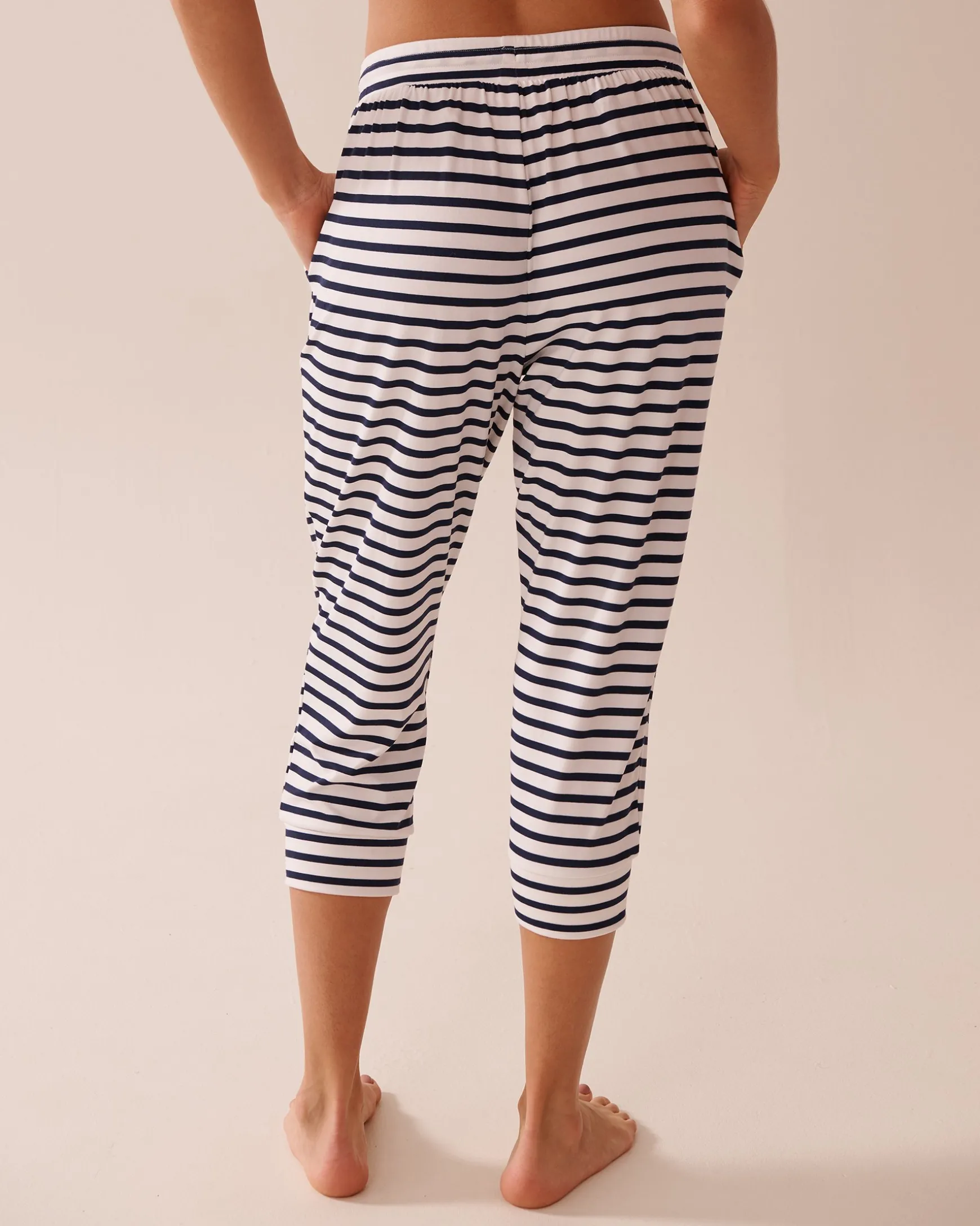 Nautical Stripe Super Soft Pajama Capris