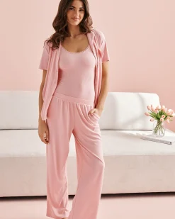 Ribbed Modal Pants