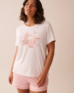 Seagull Print Super Soft T-shirt
