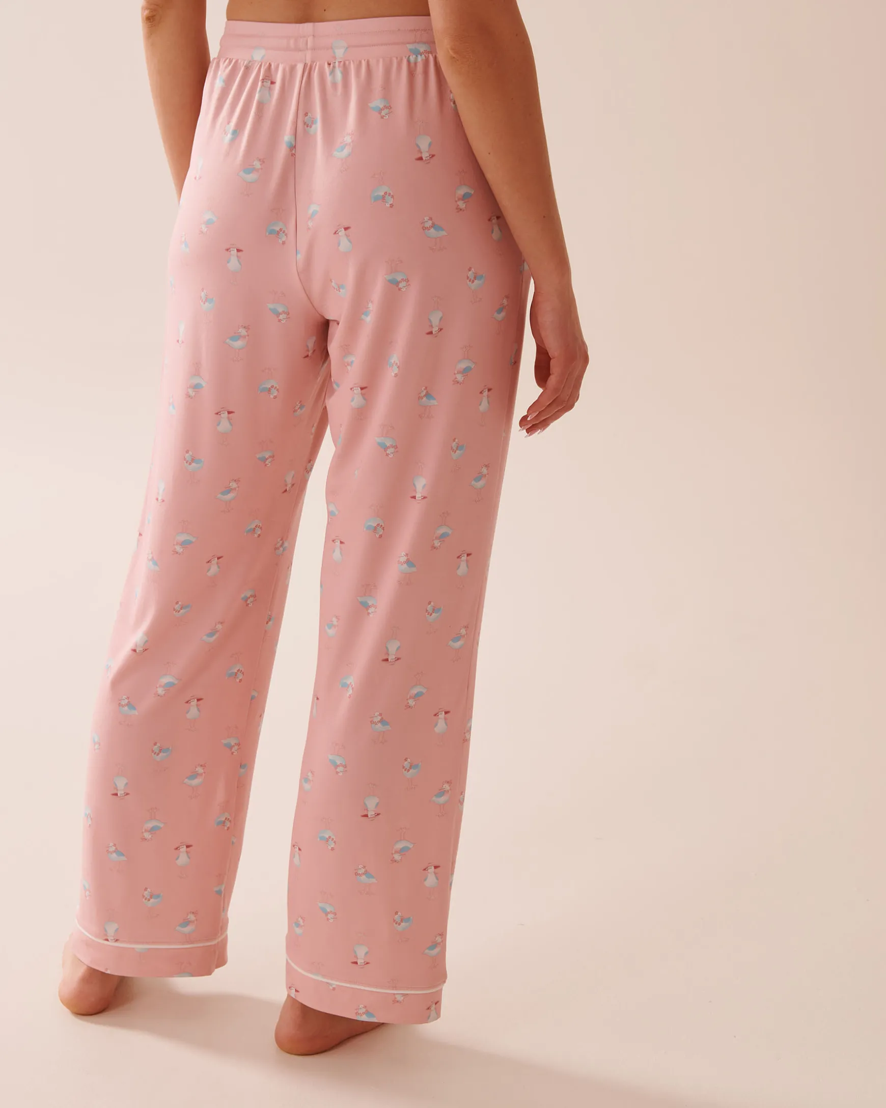 Seagull Print Super Soft Pajama Pants