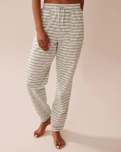 Snail Print Cotton Jogger Pajama Pants