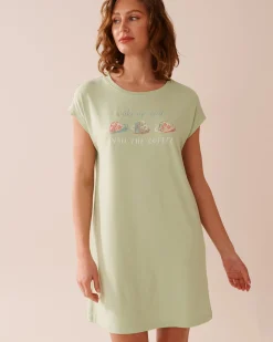 Snail Print Super Soft Sleepshirt