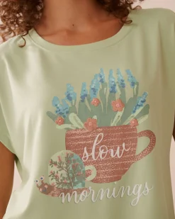 Snail Print Super Soft T-shirt