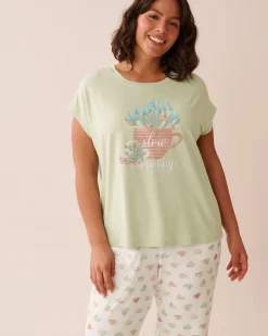 Snail Print Super Soft T-shirt
