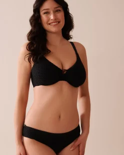 SOLID Crochet Cheeky Bikini Bottom