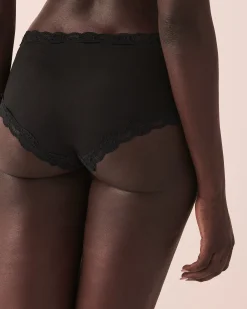 Super Soft Lace Trim Boyleg Panty