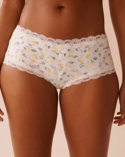 Super Soft Lace Trim Boyleg Panty