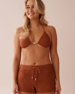 TERRACOTTA Crochet Swim Shorts