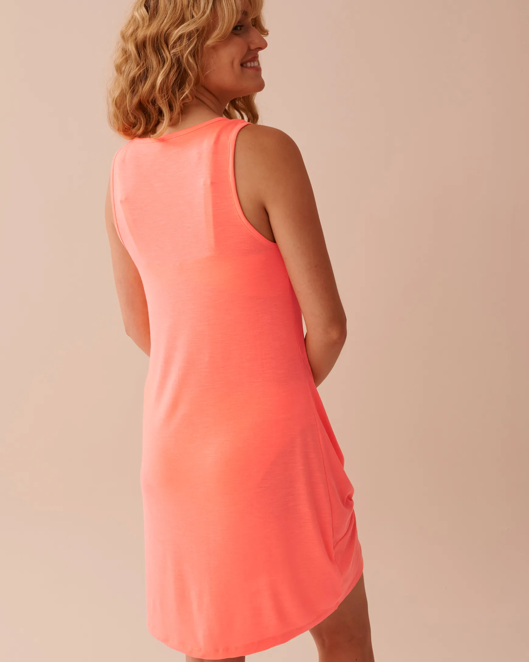 Twisted Slub Dress