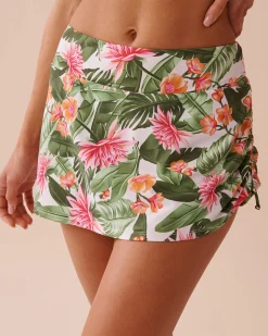 WATER LILY High Waist Skirt Bikini Bottom