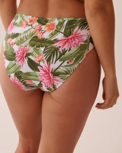WATER LILY Mid Waist Bikini Bottom