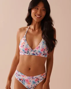 WATERCOLOR Criss-Cross Triangle Bikini Top