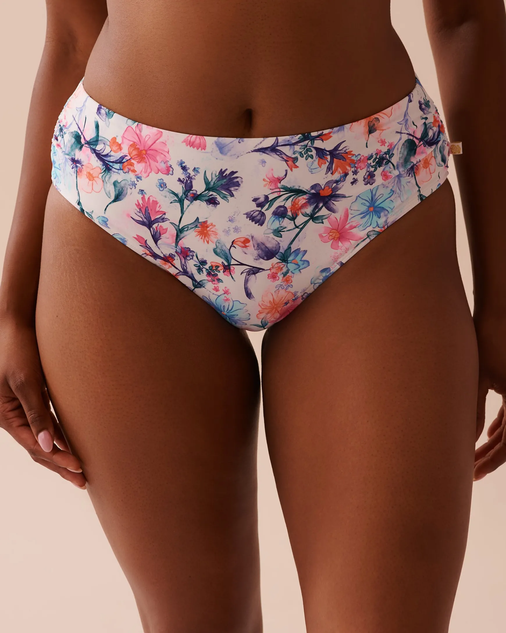 WATERCOLOR Mid-rise Bikini Bottom