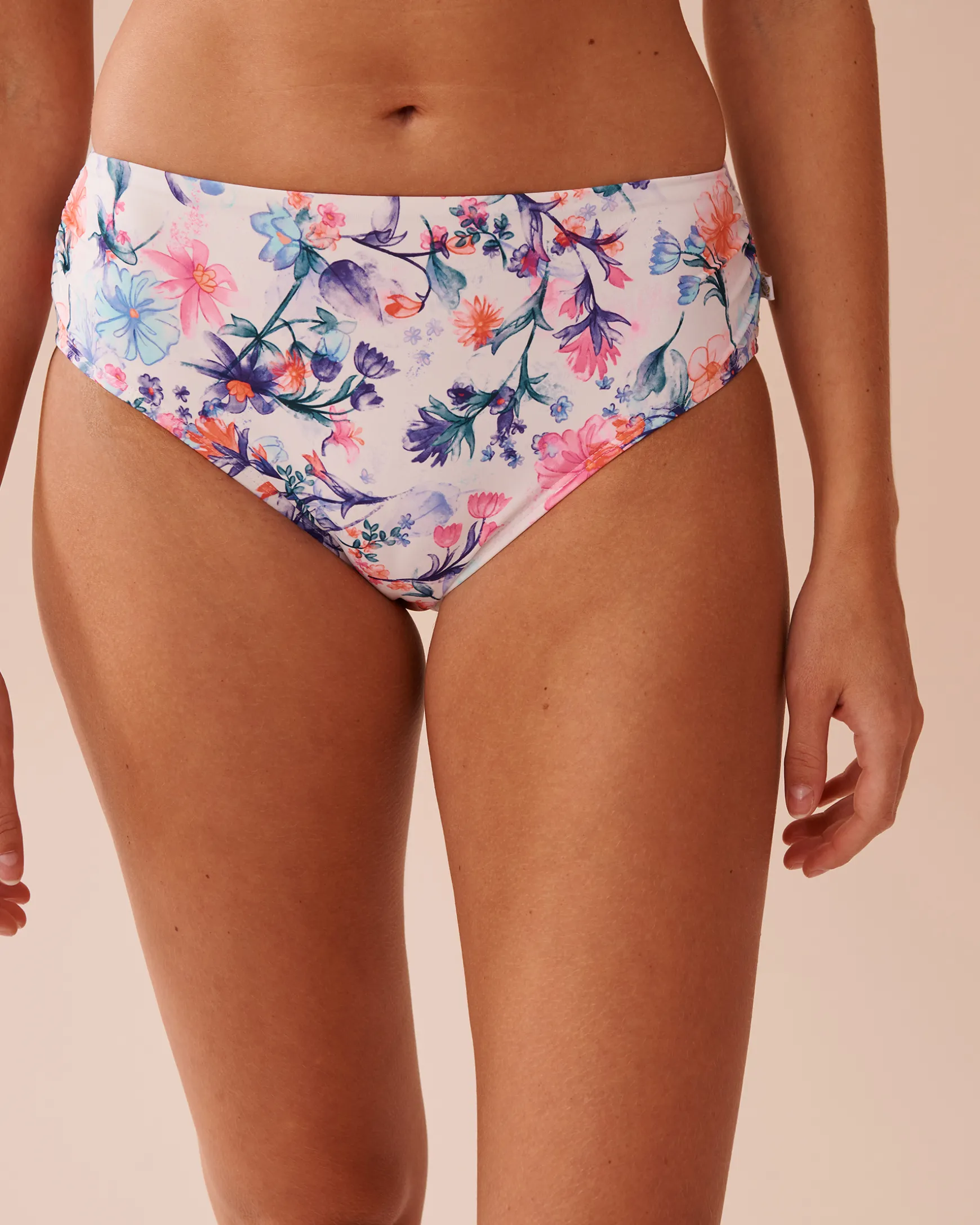 WATERCOLOR Mid-rise Bikini Bottom